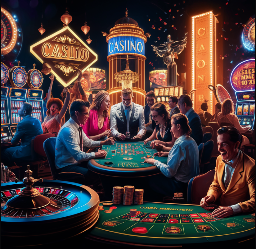 Casino'da Oynayan İnsanlar